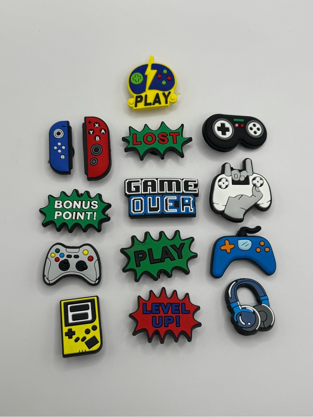Gaming Themed Croc Charms — Lot of 14